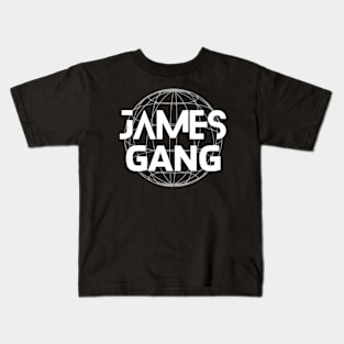 James gang text design Kids T-Shirt